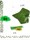 Artificial Plants: 12 x Ivy Garland - Fake Plant Room Decoration - Image 3